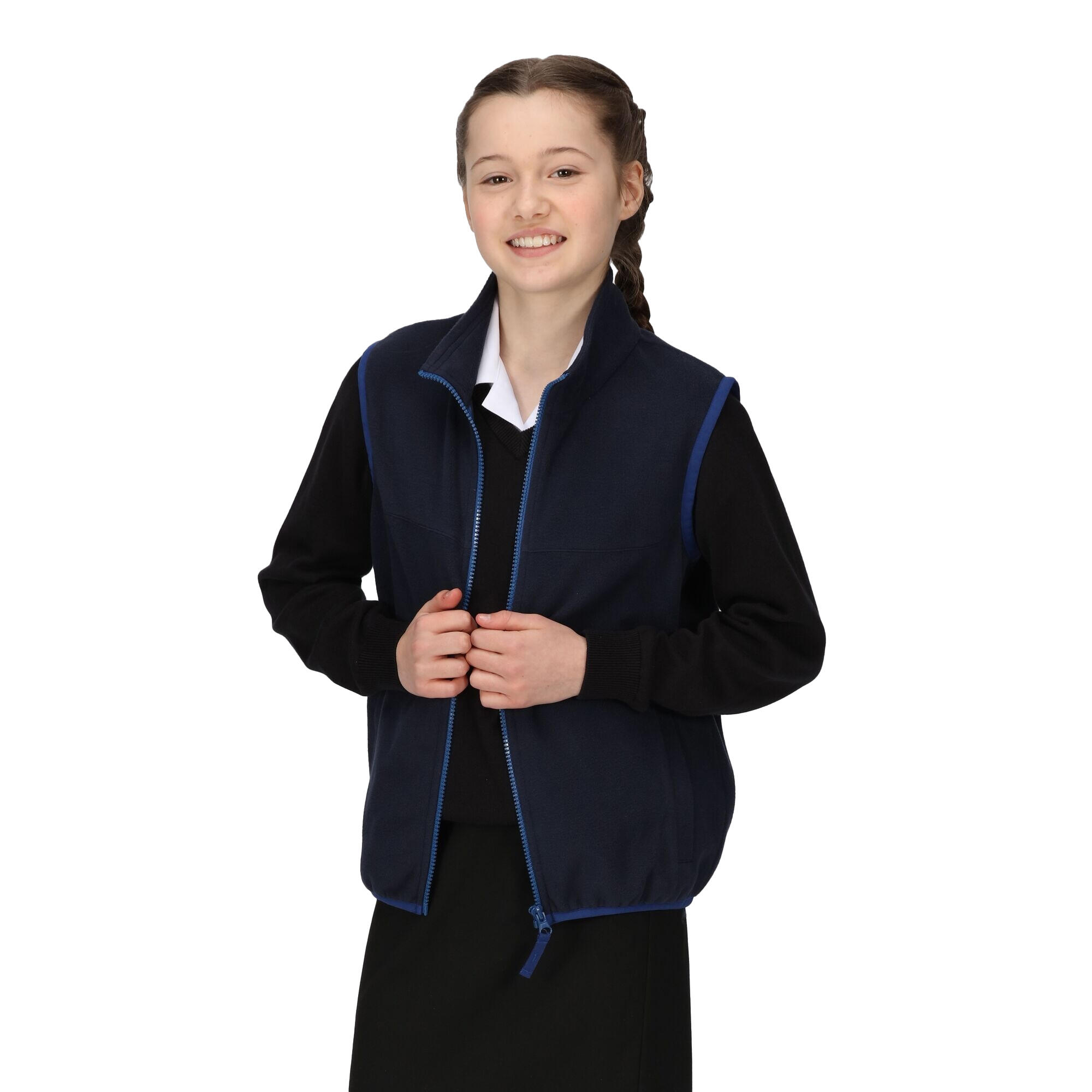 Veste Décathlon Pour Fille - Taille 12 Ans, Bleu Marine Et Violette, En Polyester, Occasion TBE