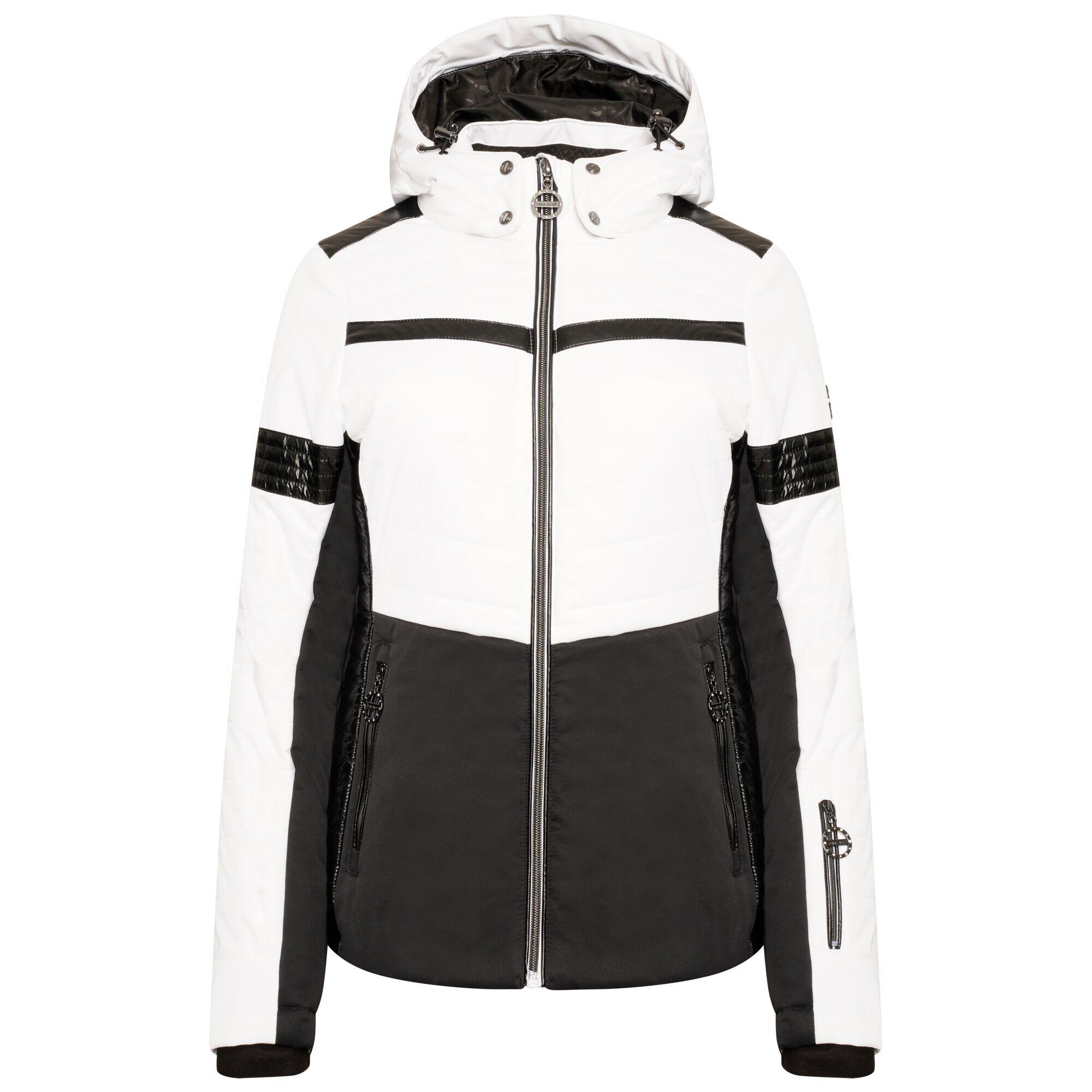 DARE 2B Womens/Ladies Dynamical Quilted Ski Jacket (White/Black)