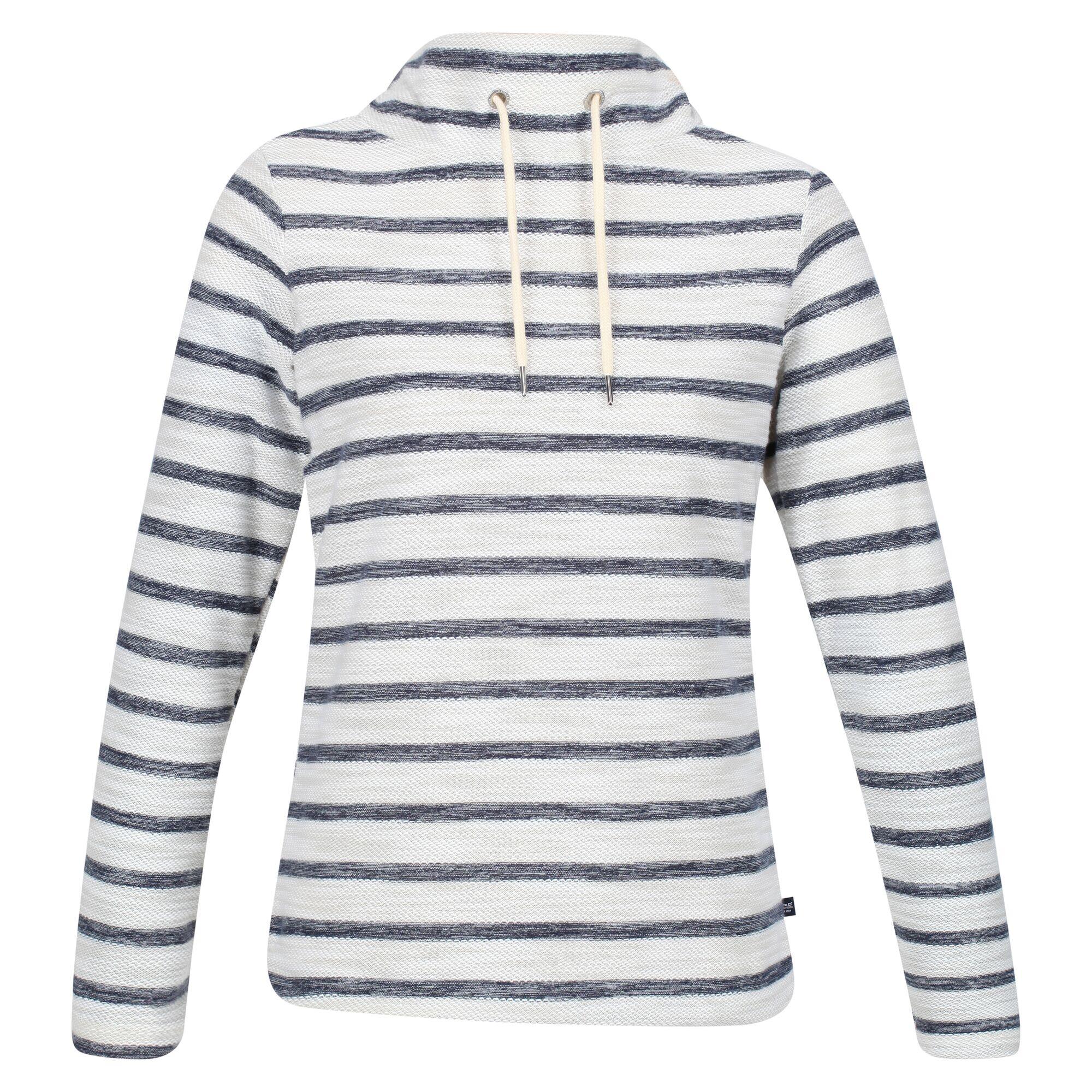 REGATTA Womens/Ladies Hensley Stripe Fleece (Light Vanilla/Navy)
