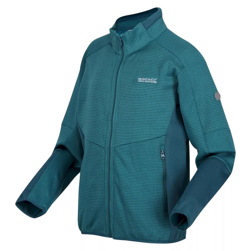 Childrens/Kids Highton III Full Zip Fleece Jacket (Pagode blauw/ libelle)
