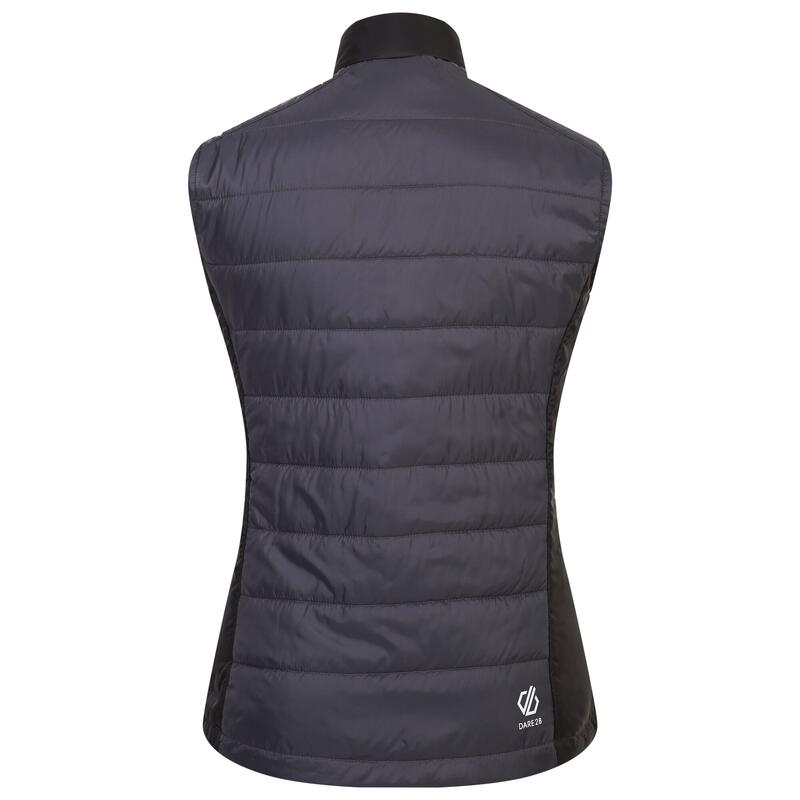 Dames Opstijgend Gilet (Ebbenhout/zwart)