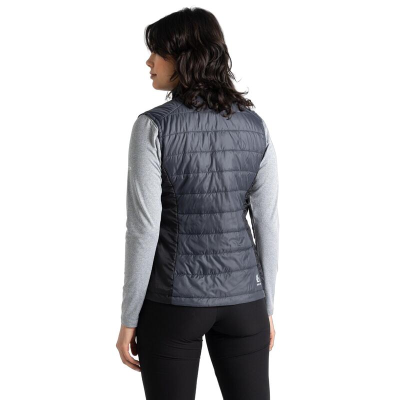 Dames Opstijgend Gilet (Ebbenhout/zwart)