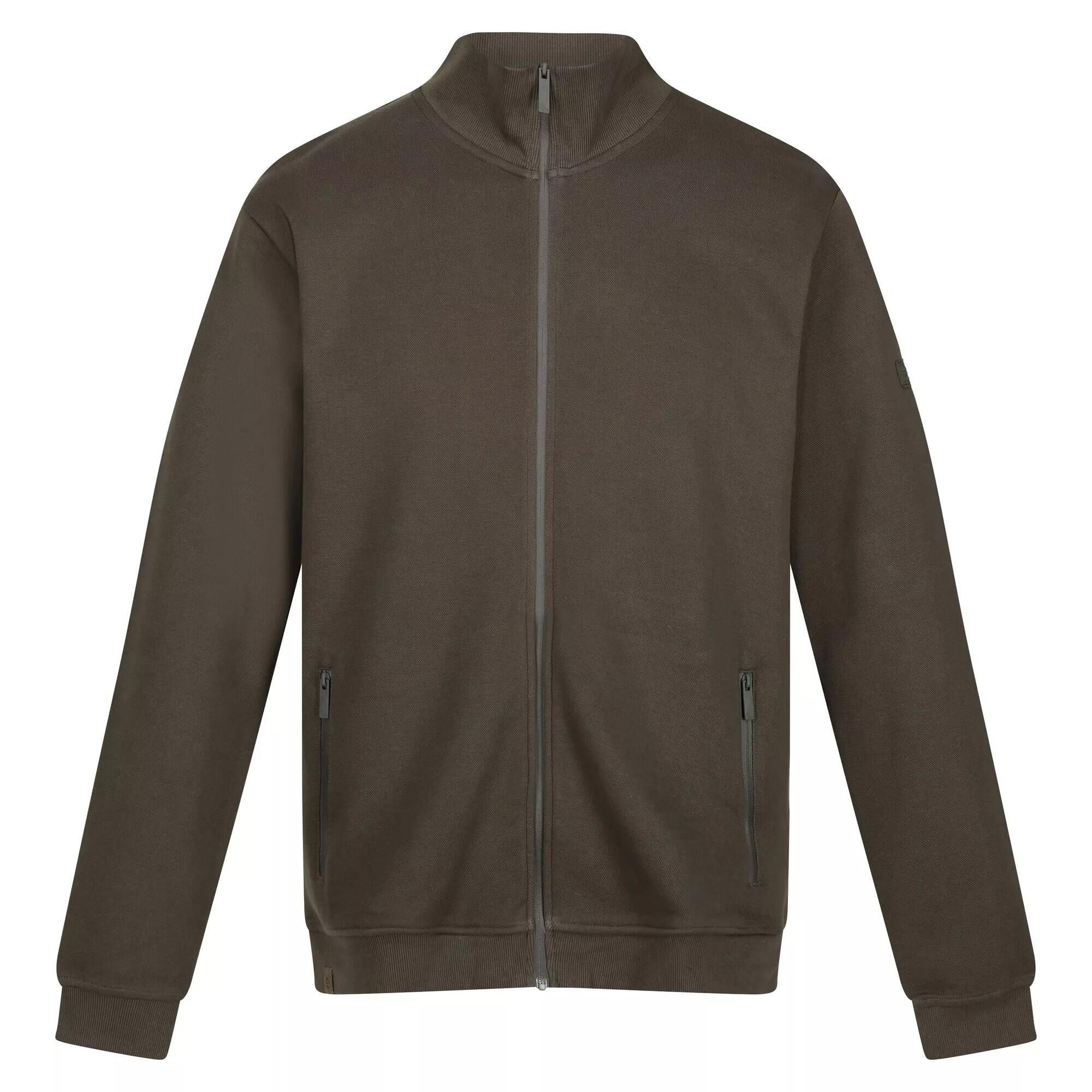 REGATTA Mens Felton Sustainable Full Zip Fleece Jacket (Dark Khaki)