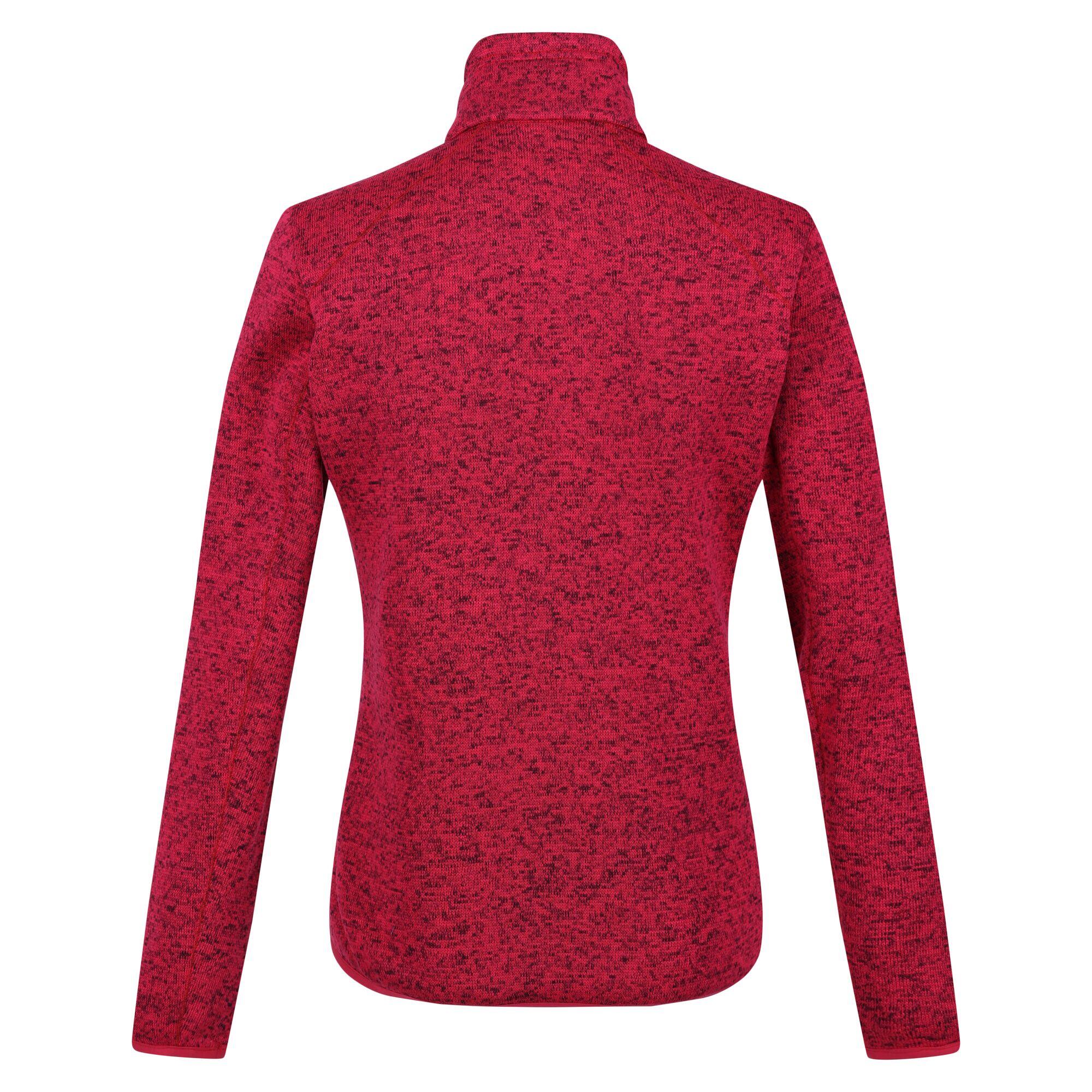 Womens/Ladies Newhill Marl Full Zip Fleece Jacket (Pink Potion) 2/5