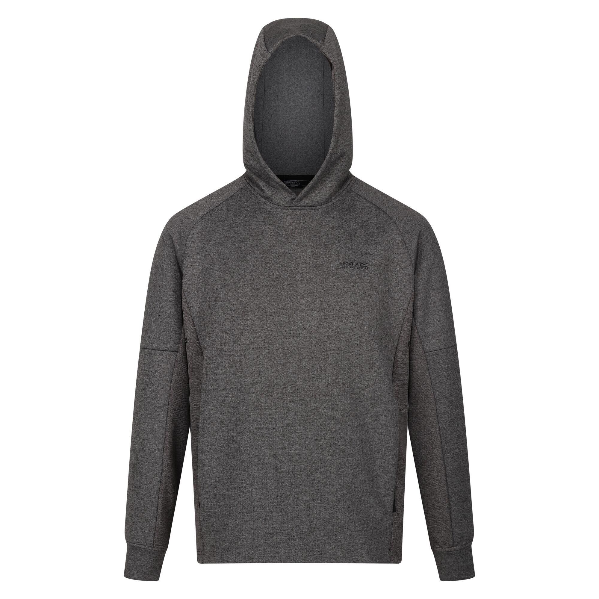 REGATTA Mens Magnuson Marl Hoodie (Storm Grey)