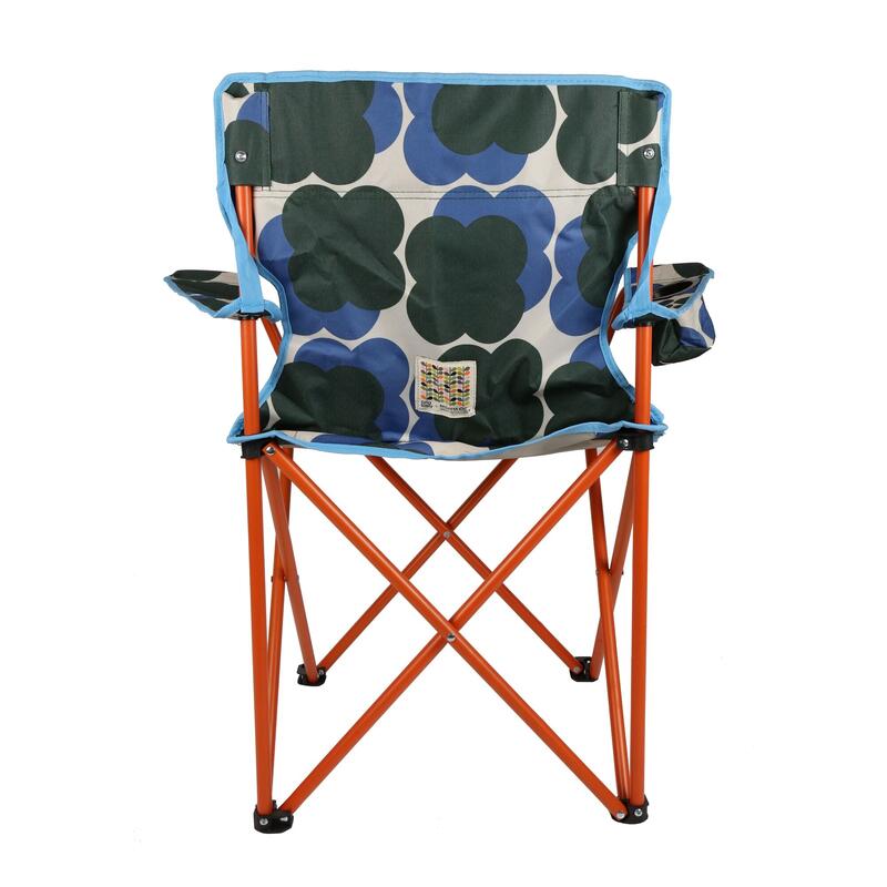 Orla Kiely Shadow Flower Folding Chair (Blue) REGATTA Decathlon
