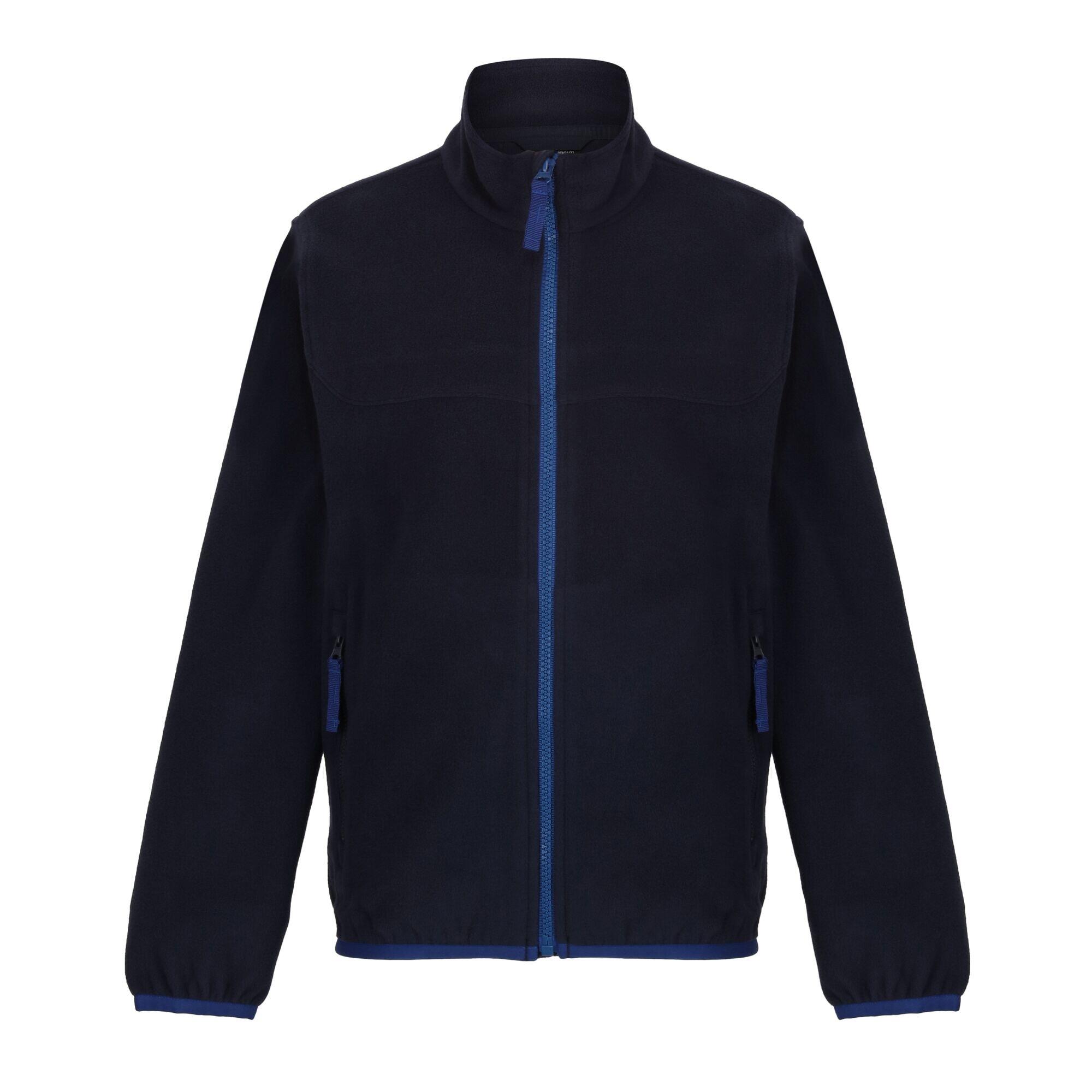 REGATTA Childrens/Kids Microfleece Full Zip Fleece Jacket (Navy)