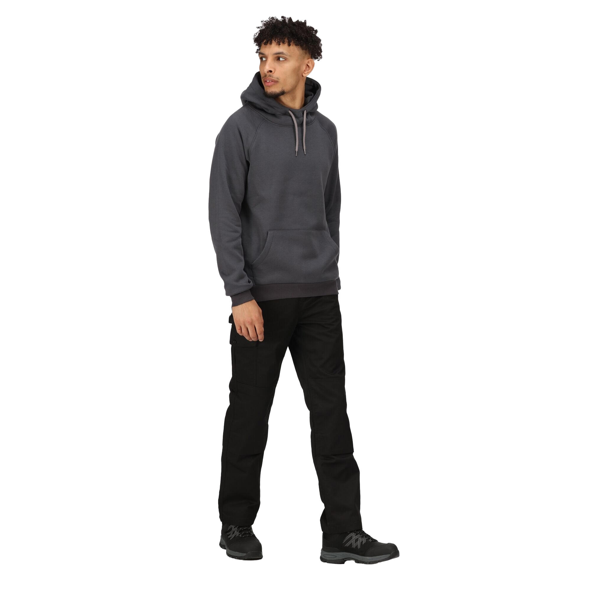 Mens Pro Overhead Hoodie (Seal Grey) 4/5