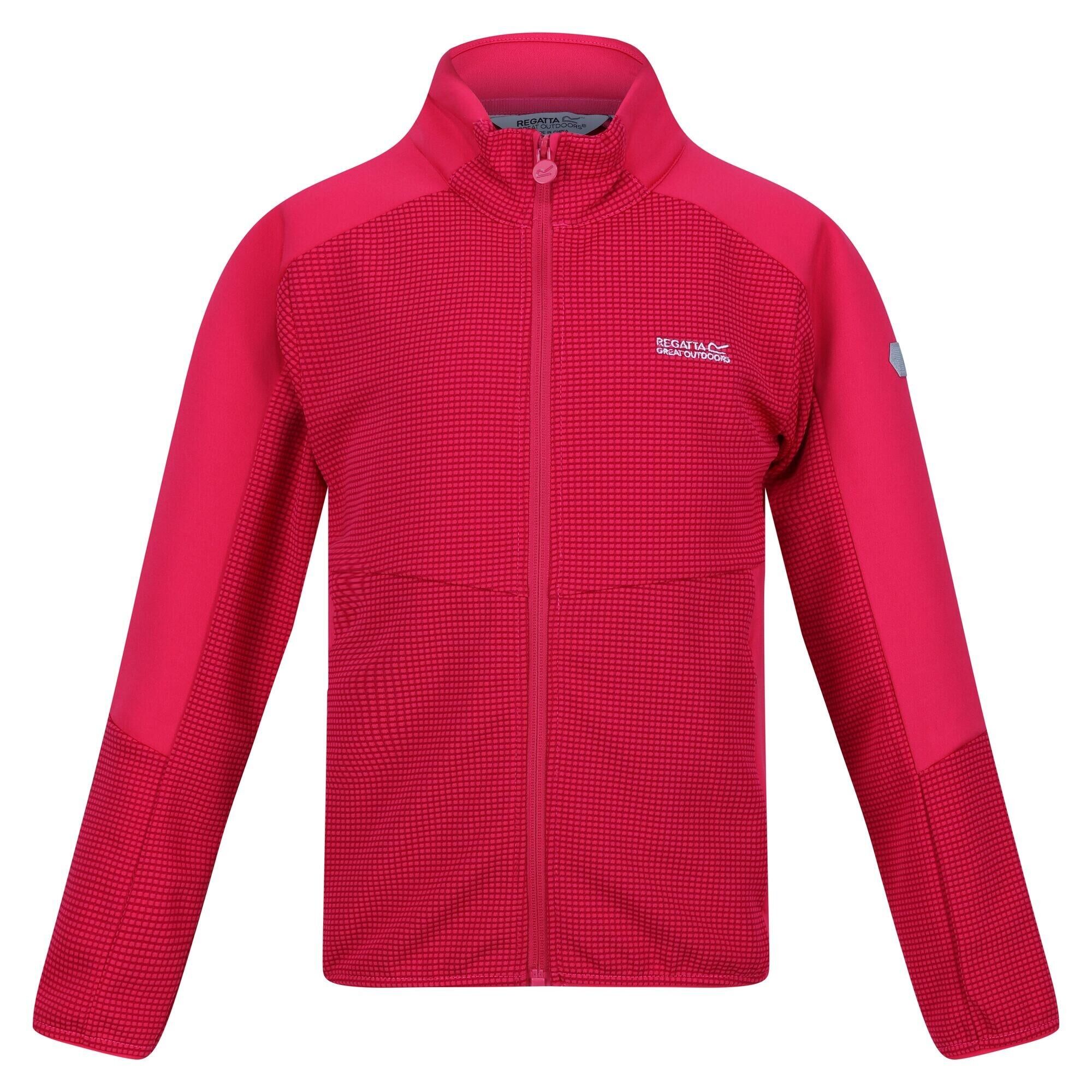 REGATTA Childrens/Kids Highton II Fleece Jacket (Pink Potion)