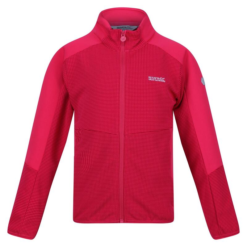 "Highton II" Fleecejacke für Kinder Pinker Trank