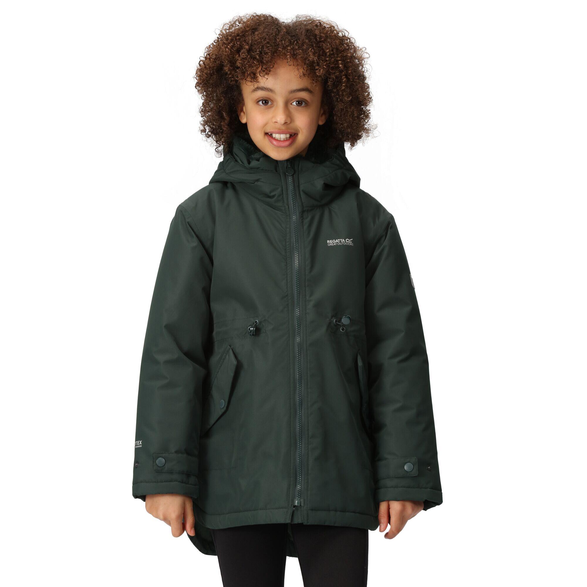 Childrens/Kids Violane Waterproof Ski Jacket (Dark Spruce) 4/5