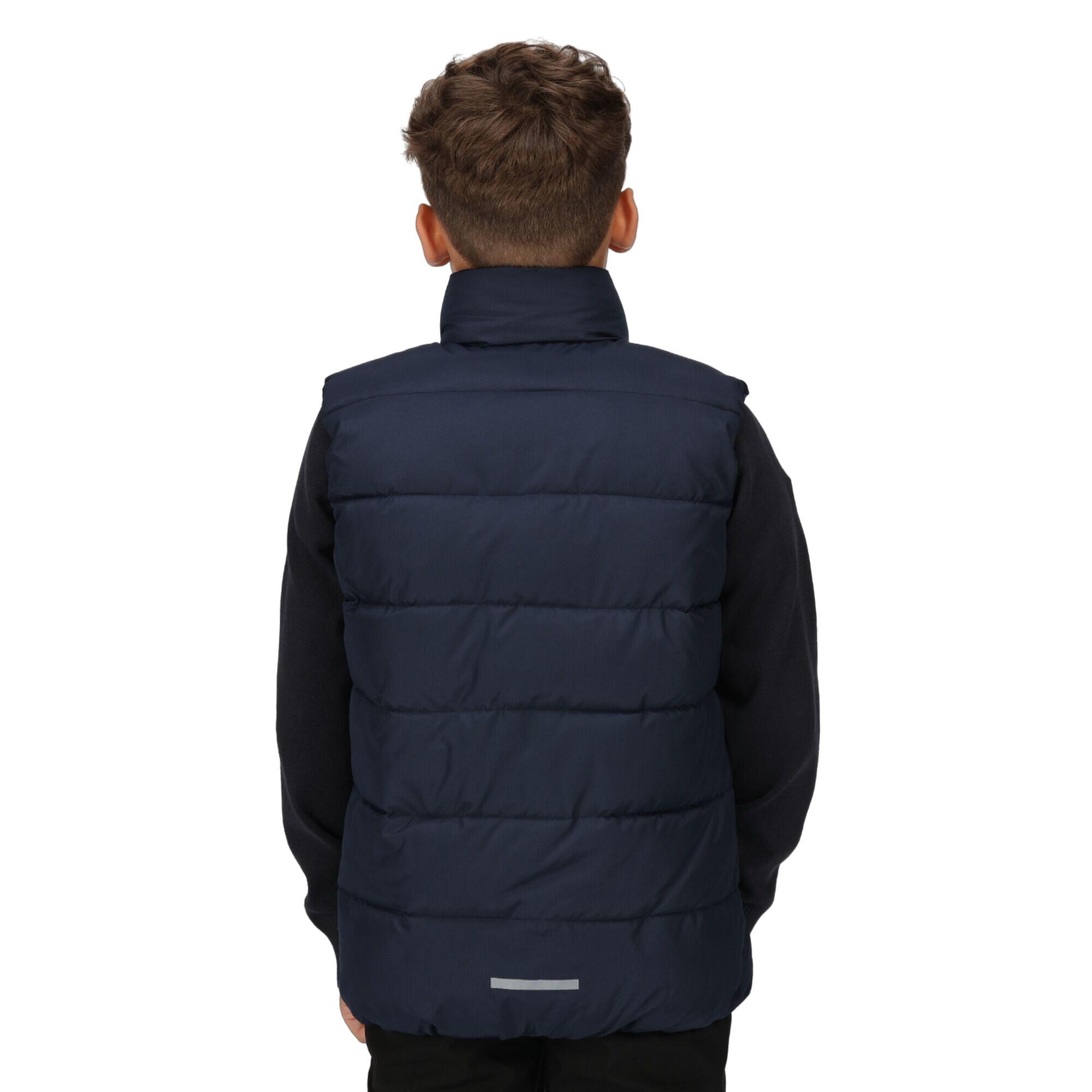 Childrens/Kids Thermal Body Warmer (Navy/New Royal) 3/5