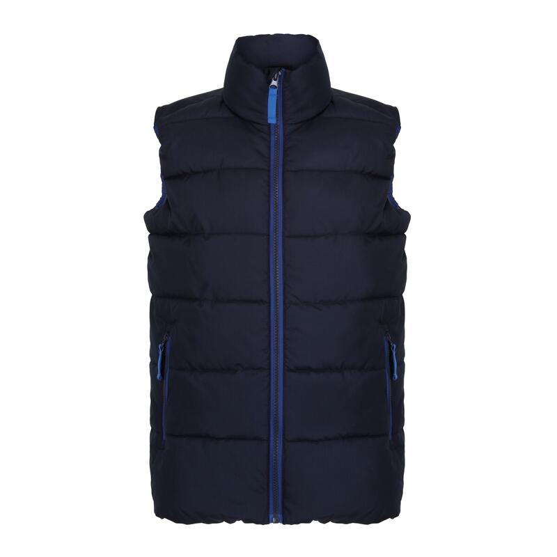 Thermische Bodywarmer voor kinderen/Kinderen (Marine/Nieuw Koninklijk)