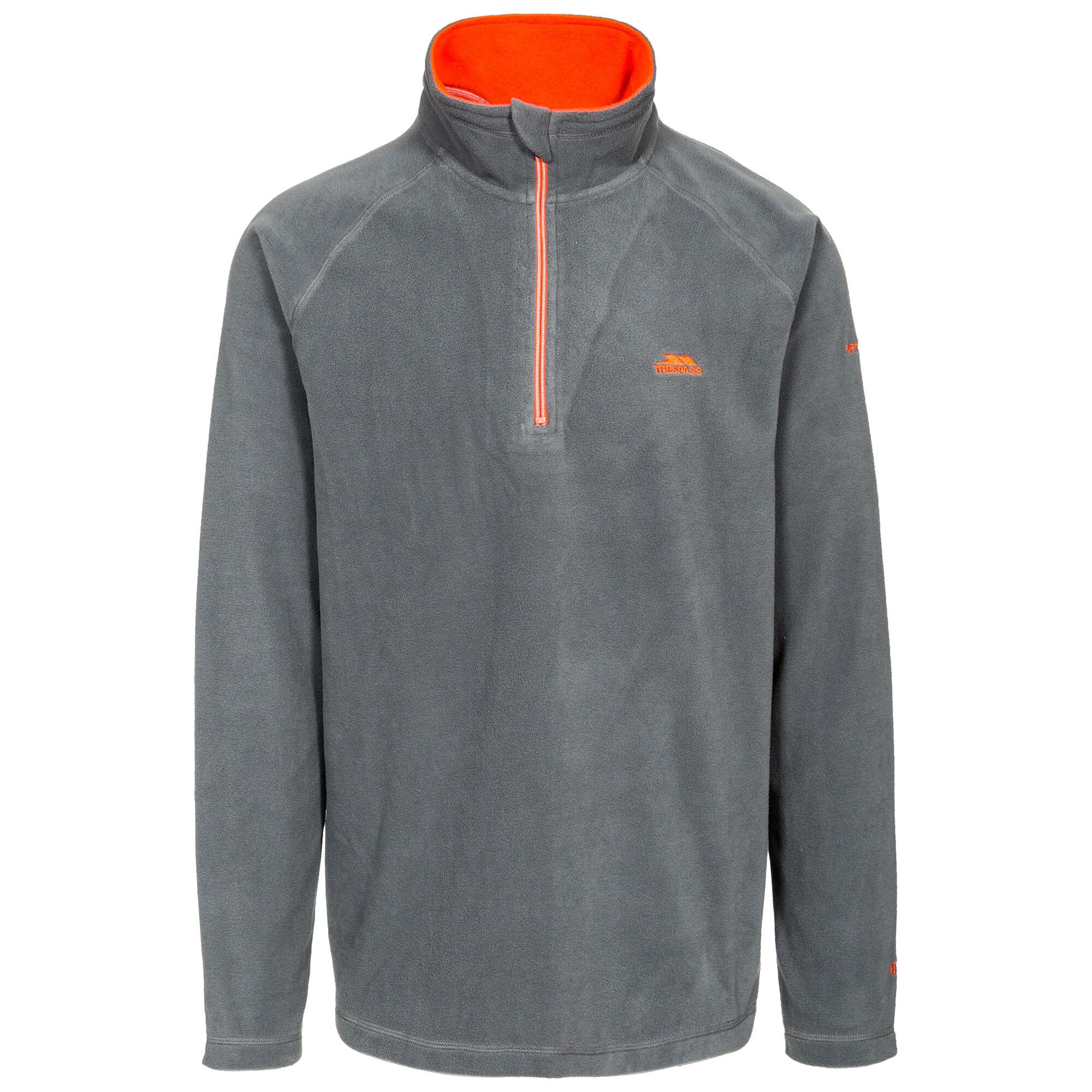 TRESPASS Mens Blackford Microfleece (Carbon)