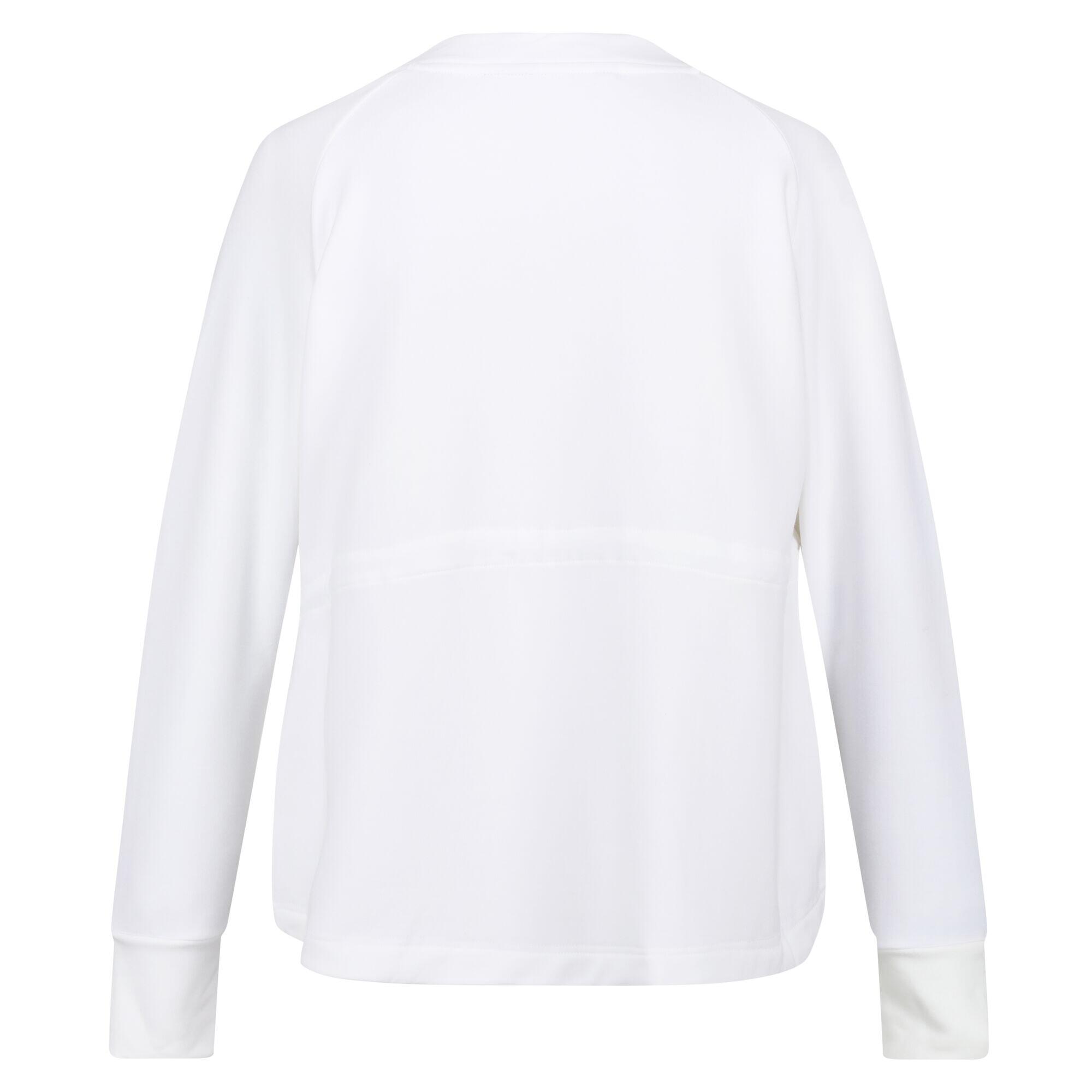 Womens/Ladies Narine Marl Sweatshirt (White) 2/5