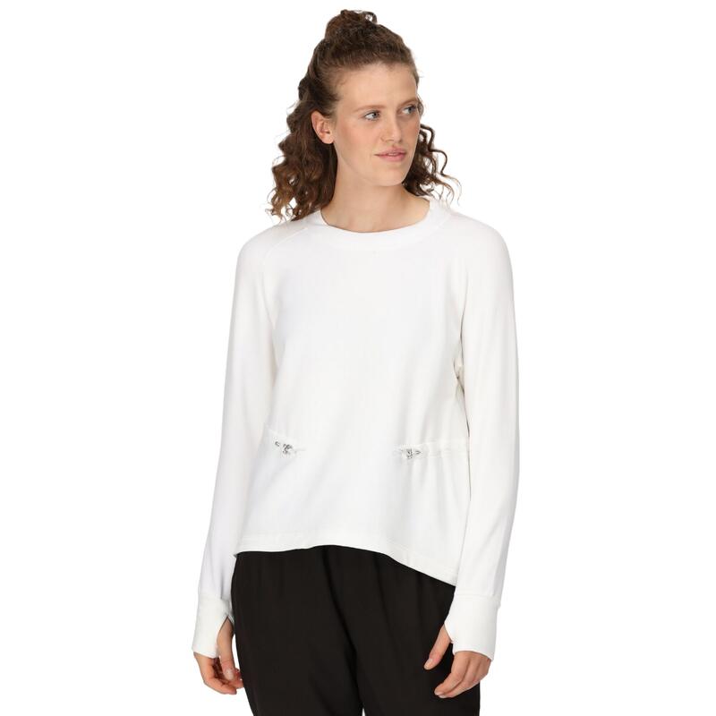 "Narine" Sweatshirt für Damen Weiß