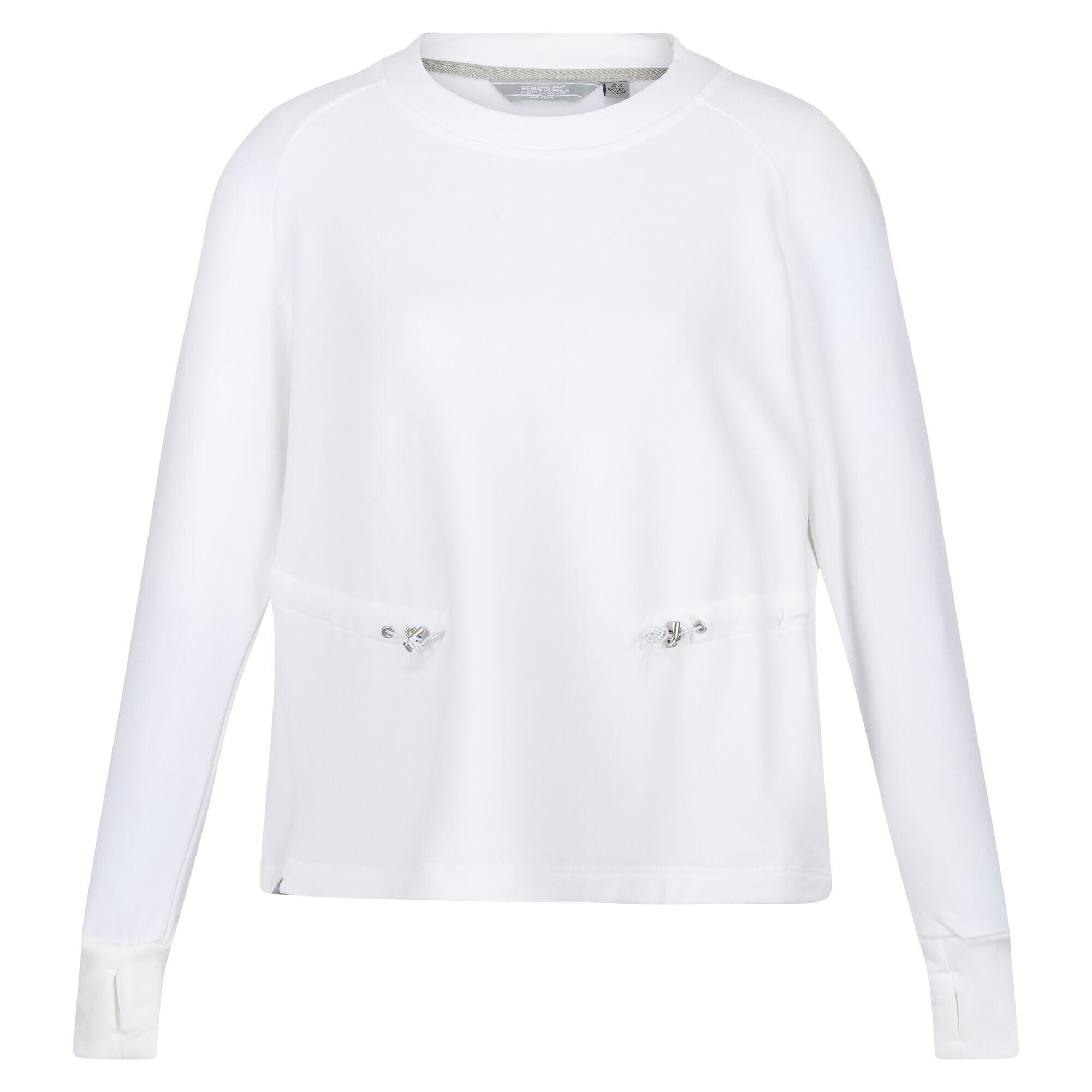 Womens/Ladies Narine Marl Sweatshirt (White) 1/5