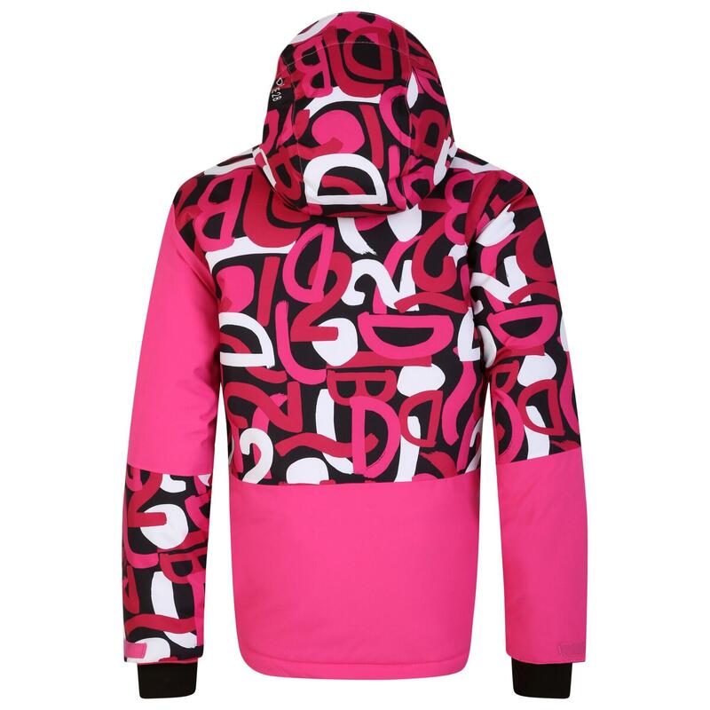 "Traverse" Skijacke für Kinder Pink/Schwarz