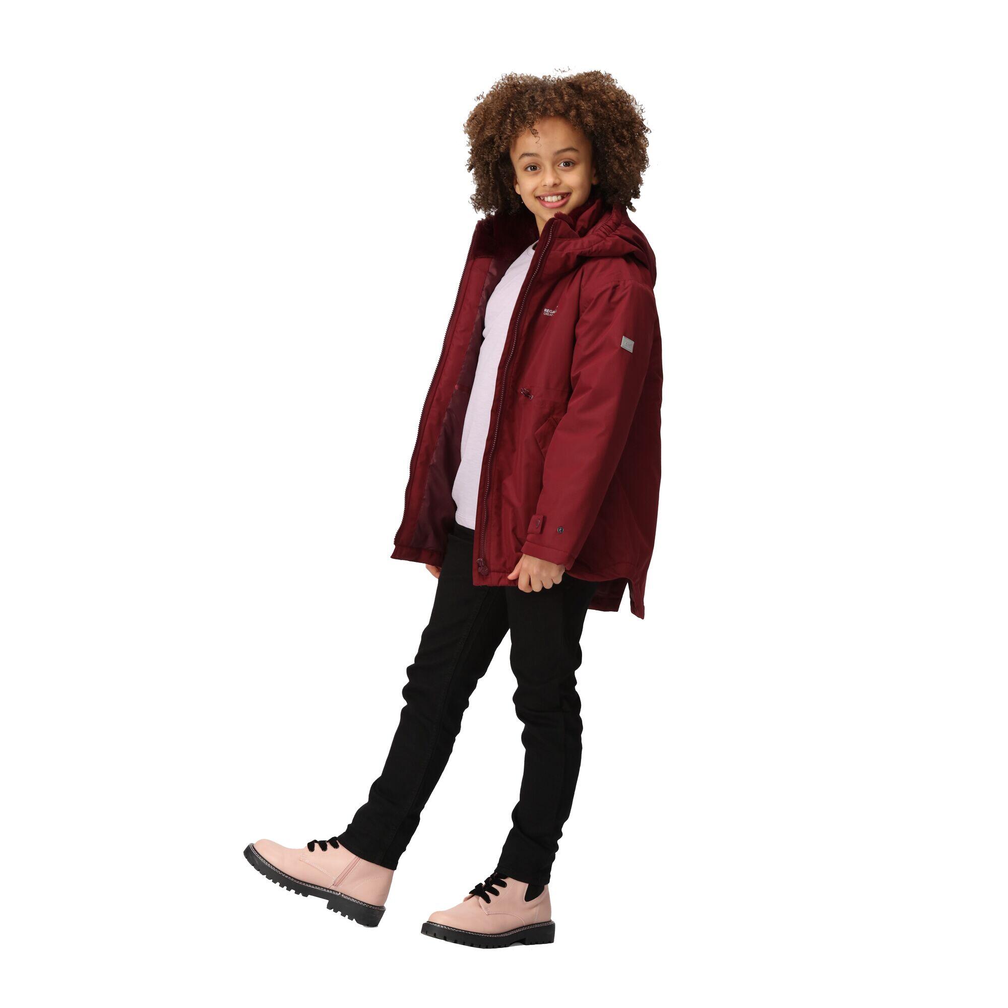 Childrens/Kids Violane Waterproof Ski Jacket (Burgundy) 4/5