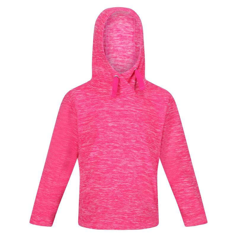 Hoodie Velo Mesclado Kalina Menina Fusão Rosa