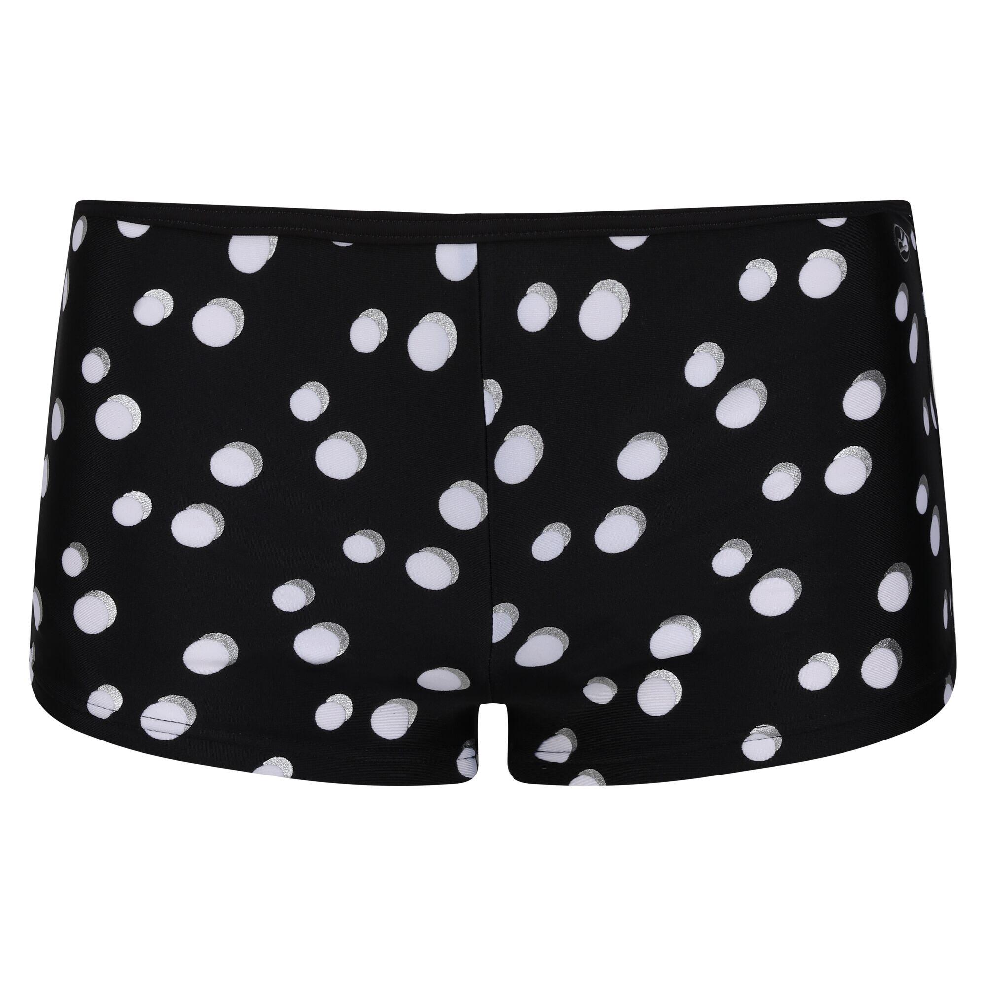 REGATTA Womens/Ladies Aceana Bikini Bottoms (Black/White)