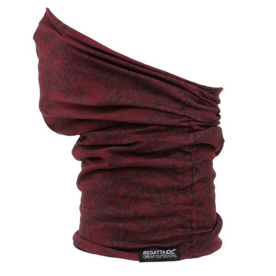 Cachecou Motif/style Feuillage MULTITUBE Adulte (Rouge Foncé)