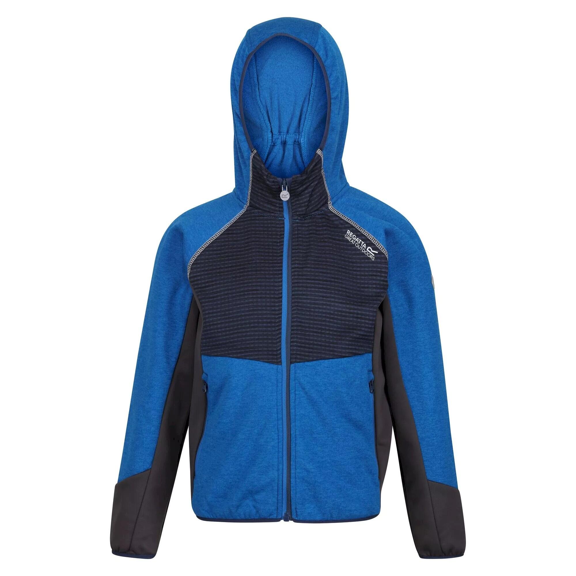 Childrens/Kids Prenton Lightweight Fleece Jacket (Sky Diver Blue/Admiral Blue) 1/5