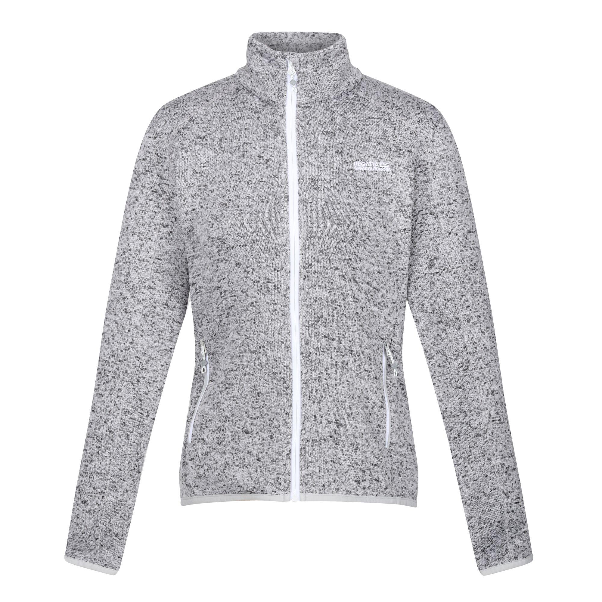 Womens/Ladies Newhill Marl Full Zip Fleece Jacket (Cyberspace) 1/5