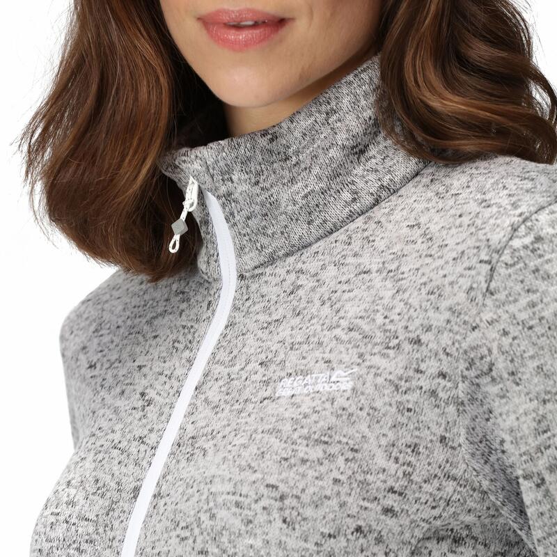 Dames Newhill Marl Full Zip Fleecejack (Cyberspace)