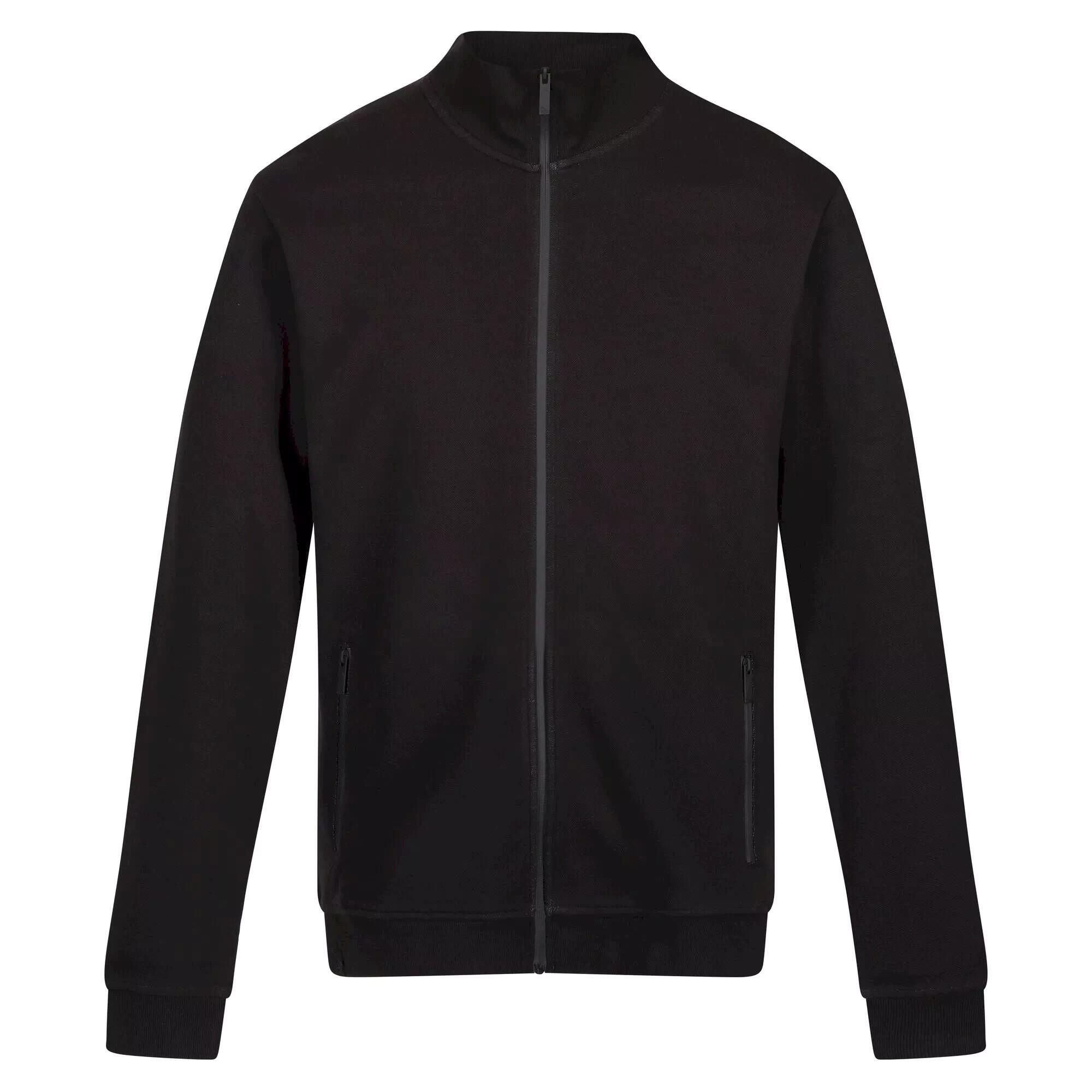 REGATTA Mens Felton Sustainable Full Zip Fleece Jacket (Black)
