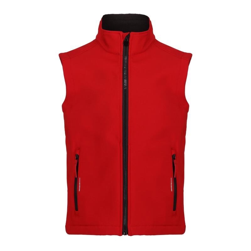 Kinder/Kids Ablaze Softshell Reflecterend Gilet (Klassiek rood/zwart)