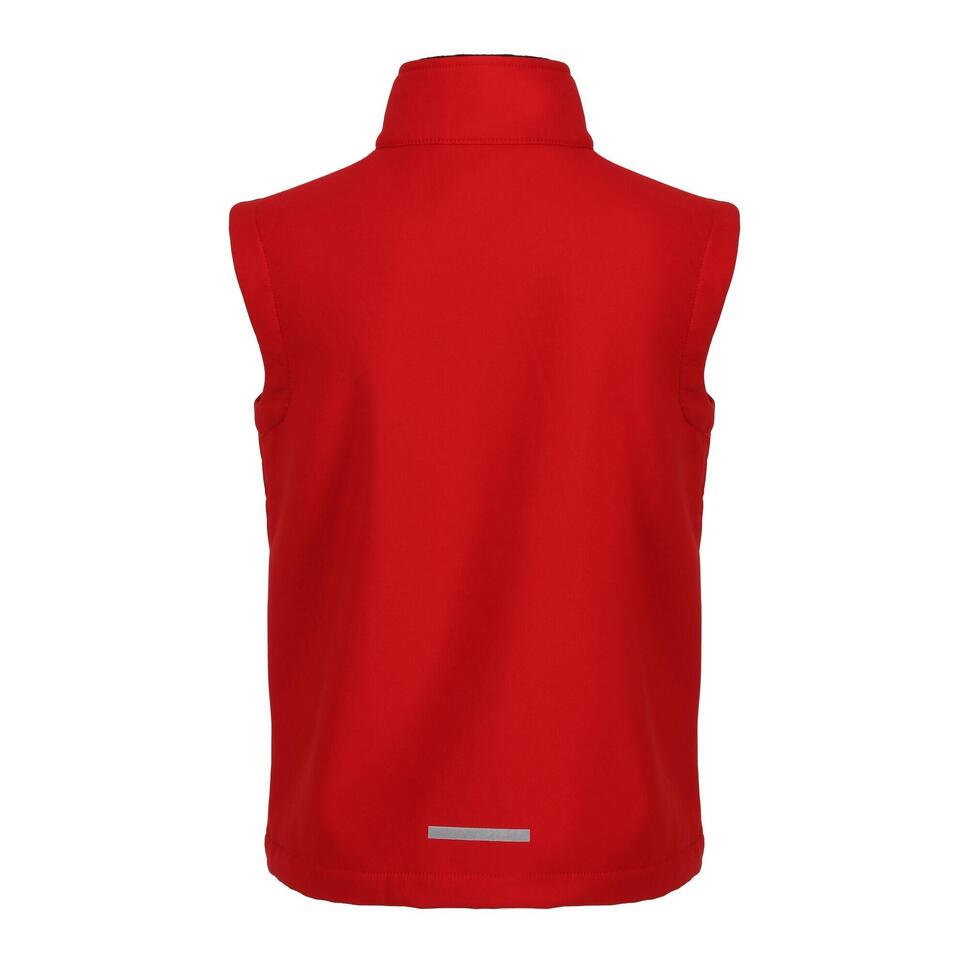 Bezrękawnik Dziecięcy Softshell Odblaskowy Materiał