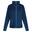 Dames Velours Full Zip Fleecejack (Blauw Opaal)