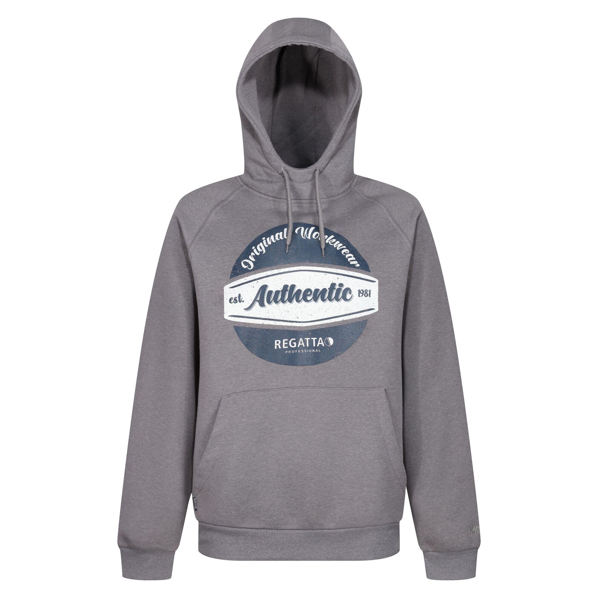 REGATTA Mens Original Hoodie (Rock Grey Marl)