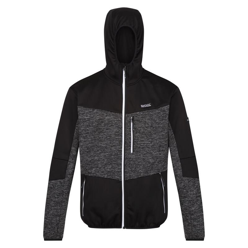 Heren Cadford V Marl Full Zip Fleecejack (As/Zwart)