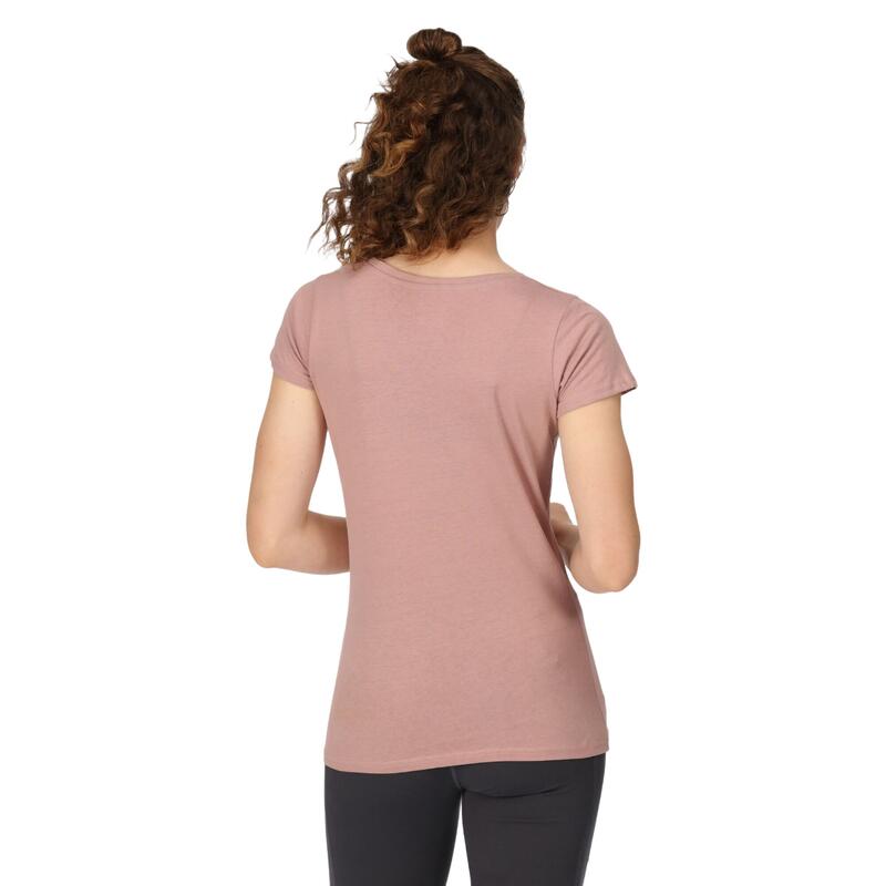 Tshirt BREEZED NATURE Femme (Mauve clair)