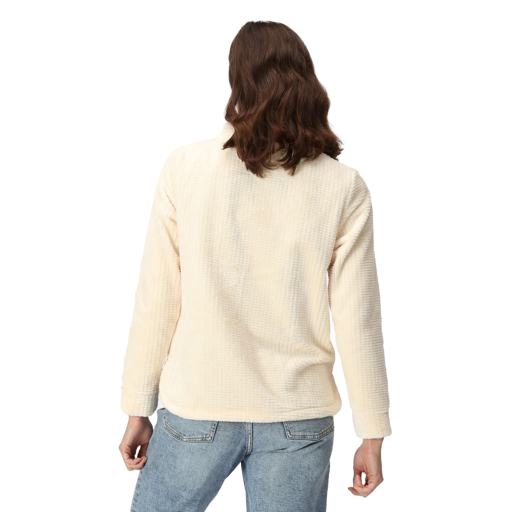 Womens/Ladies Bardou Fluffy Jumper (Light Vanilla) 4/5