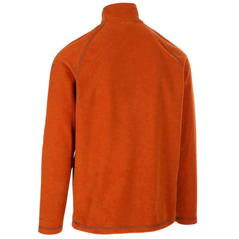 Heren Keynote Anti Pluis 1/4 Rits Fleece Vest (Gebrande sinaasappel)