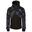 Heren Baseplate Geometrische Ski jas (Ebbenhout/zwart)