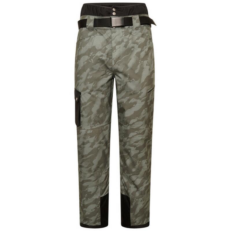 Heren Absolute II geïsoleerde camo skibroek (Eend Groen/Zwart)