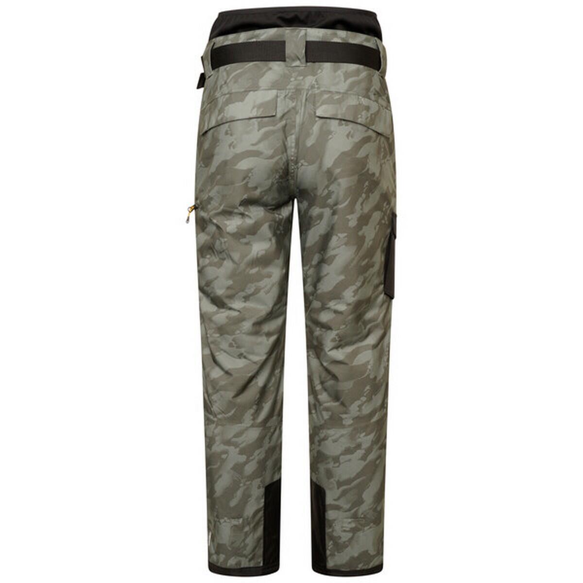 Mens Absolute II Insulated Camo Ski Trousers (Duck Green/Black) 2/4