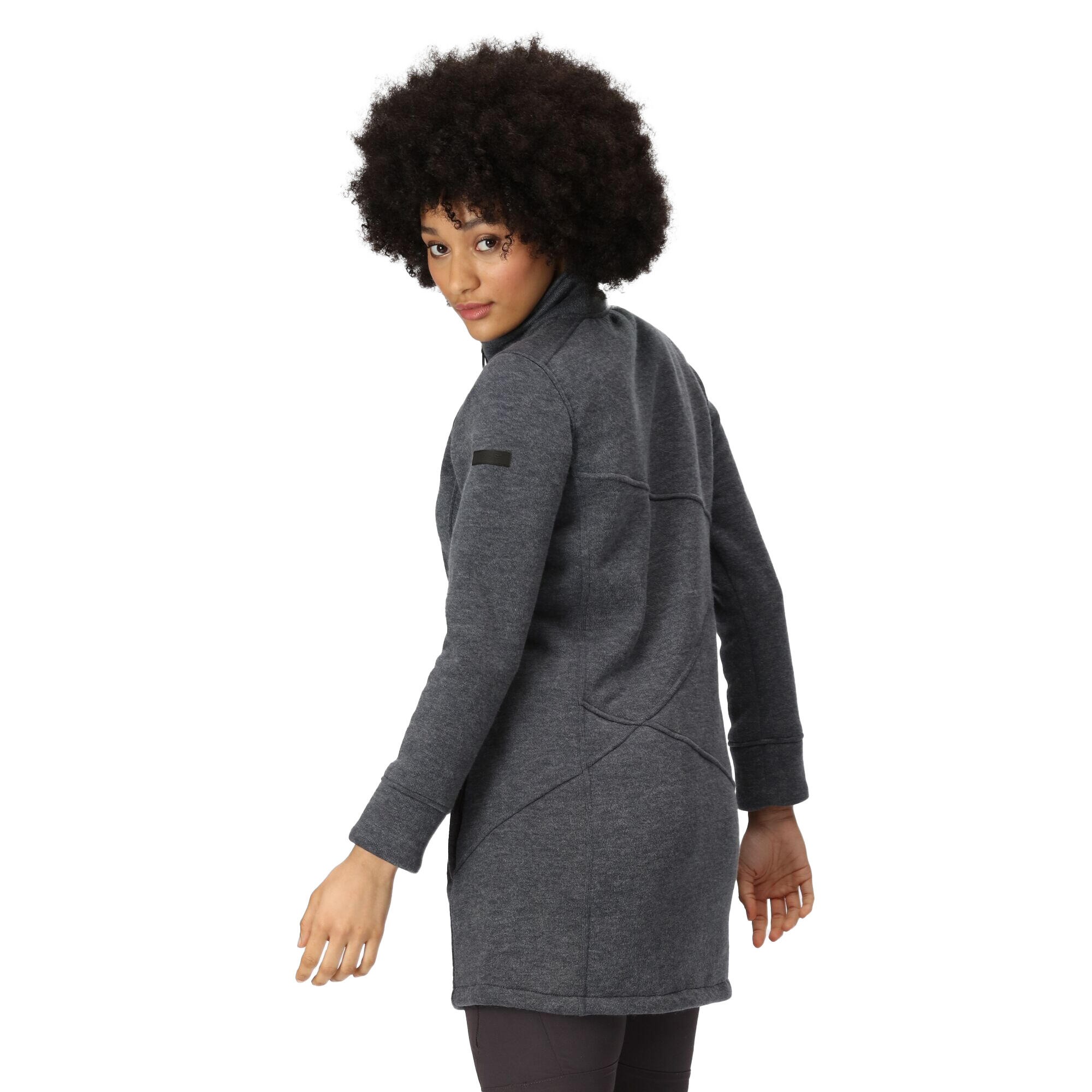 Women's ANDERBY fleece jacket (Seal gray)