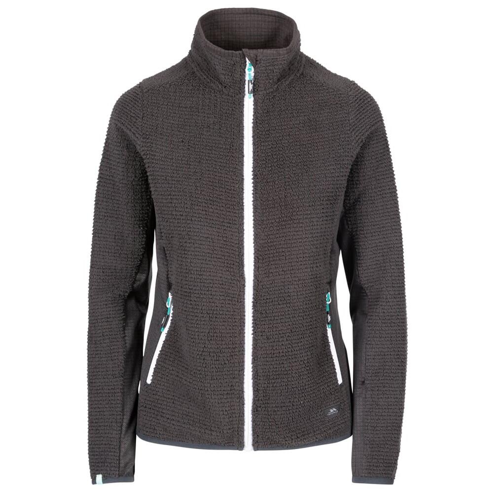 Women's LIGGINS fleece jacket (Black Chiné)