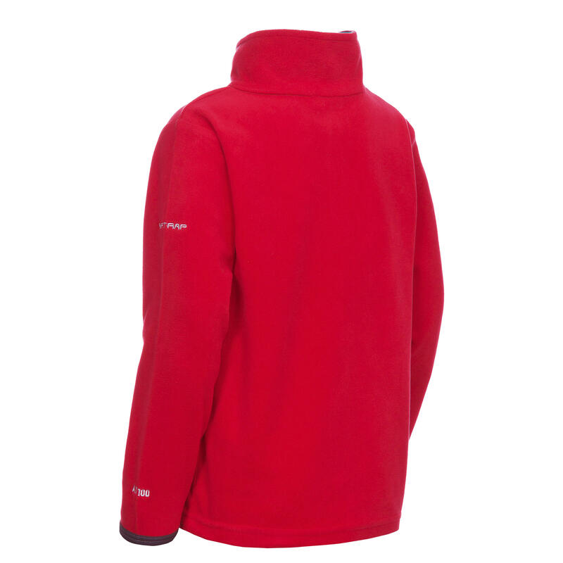 Jongens Etto Half Zip Fleece Sweater (Rood)