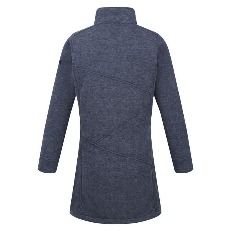 Dames Anderby Longline Fleece Jas (Admiraal Blauw)