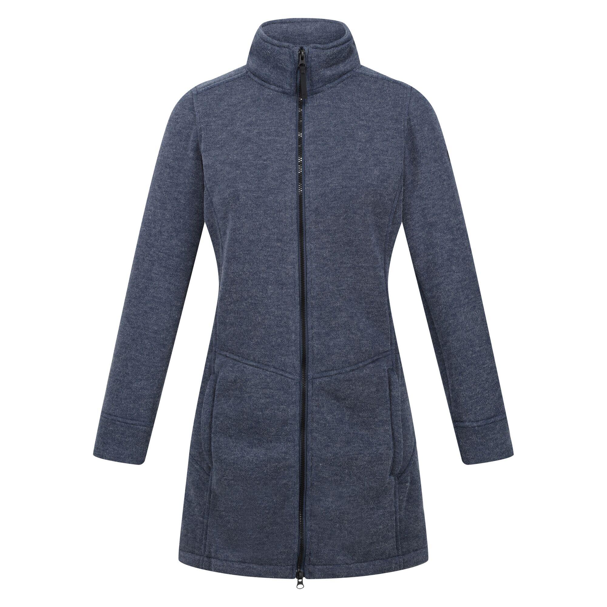 Womens/Ladies Anderby Longline Fleece Jacket (Admiral Blue) 1/5