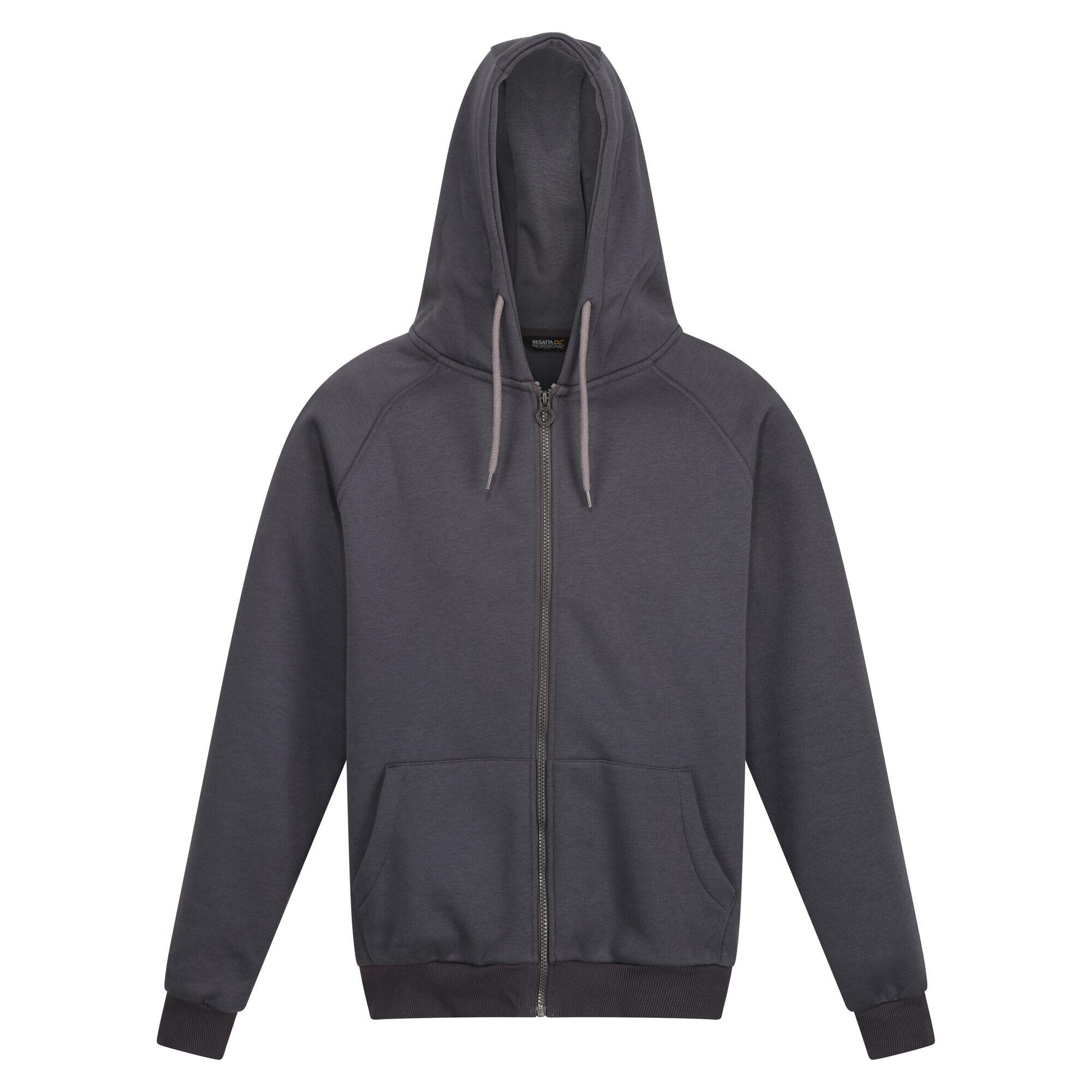 Mens Pro Full Zip Hoodie (Seal Grey) 1/5