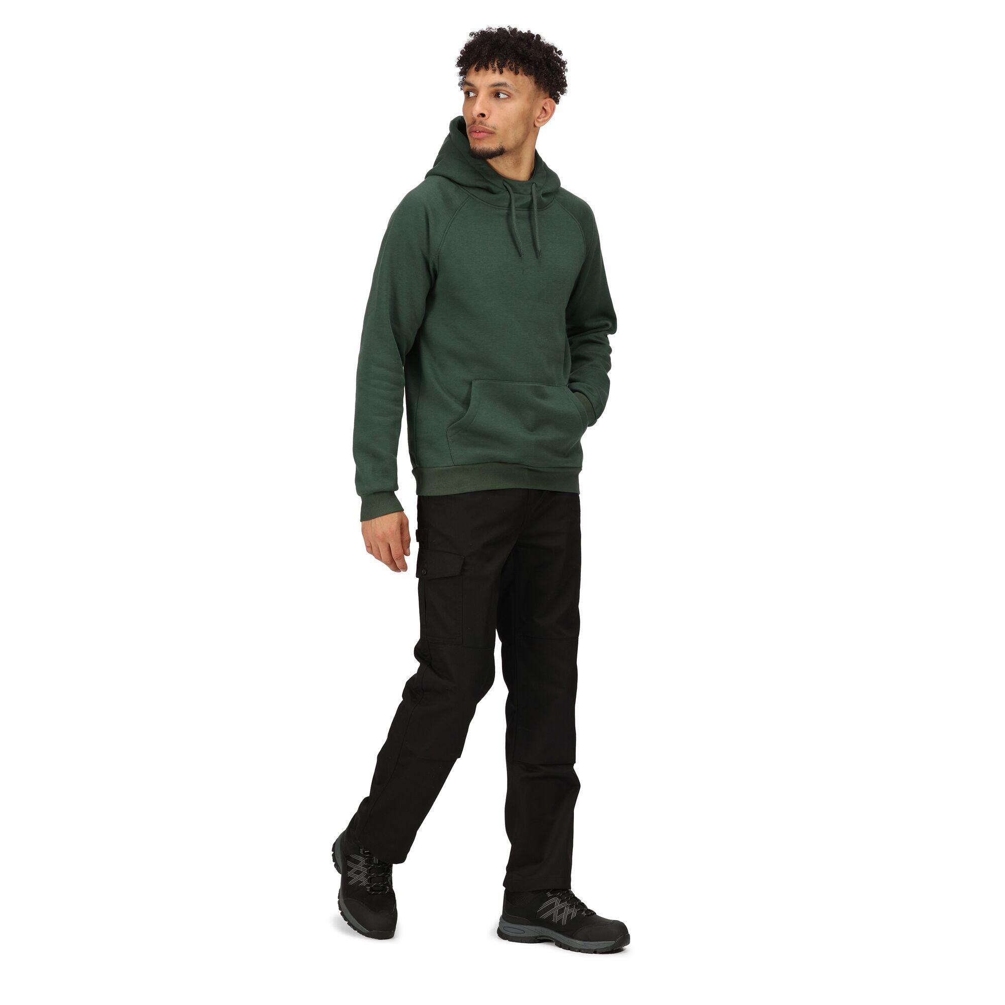 Mens Pro Overhead Hoodie (Dark Green) 4/5