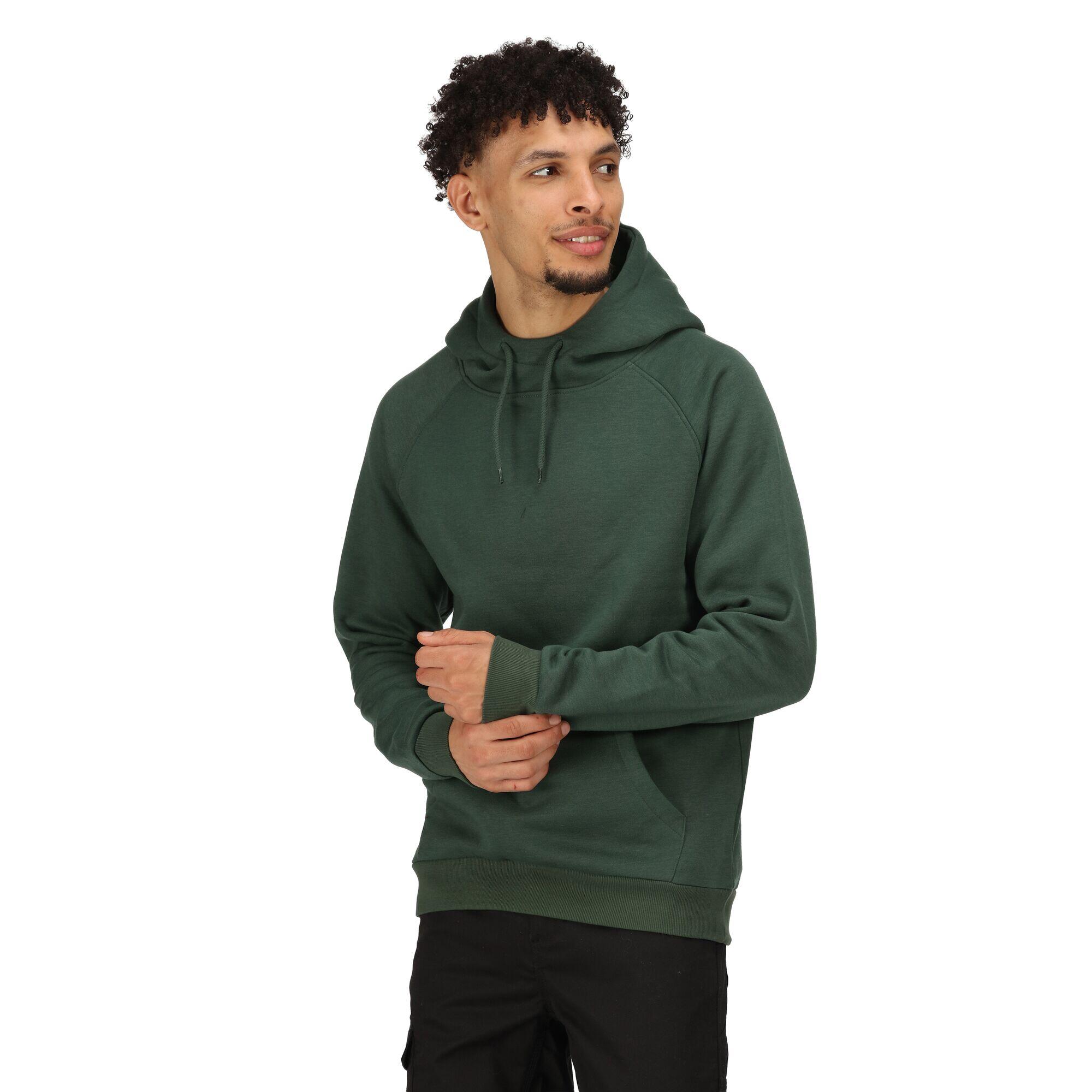 Mens Pro Overhead Hoodie (Dark Green) 3/5