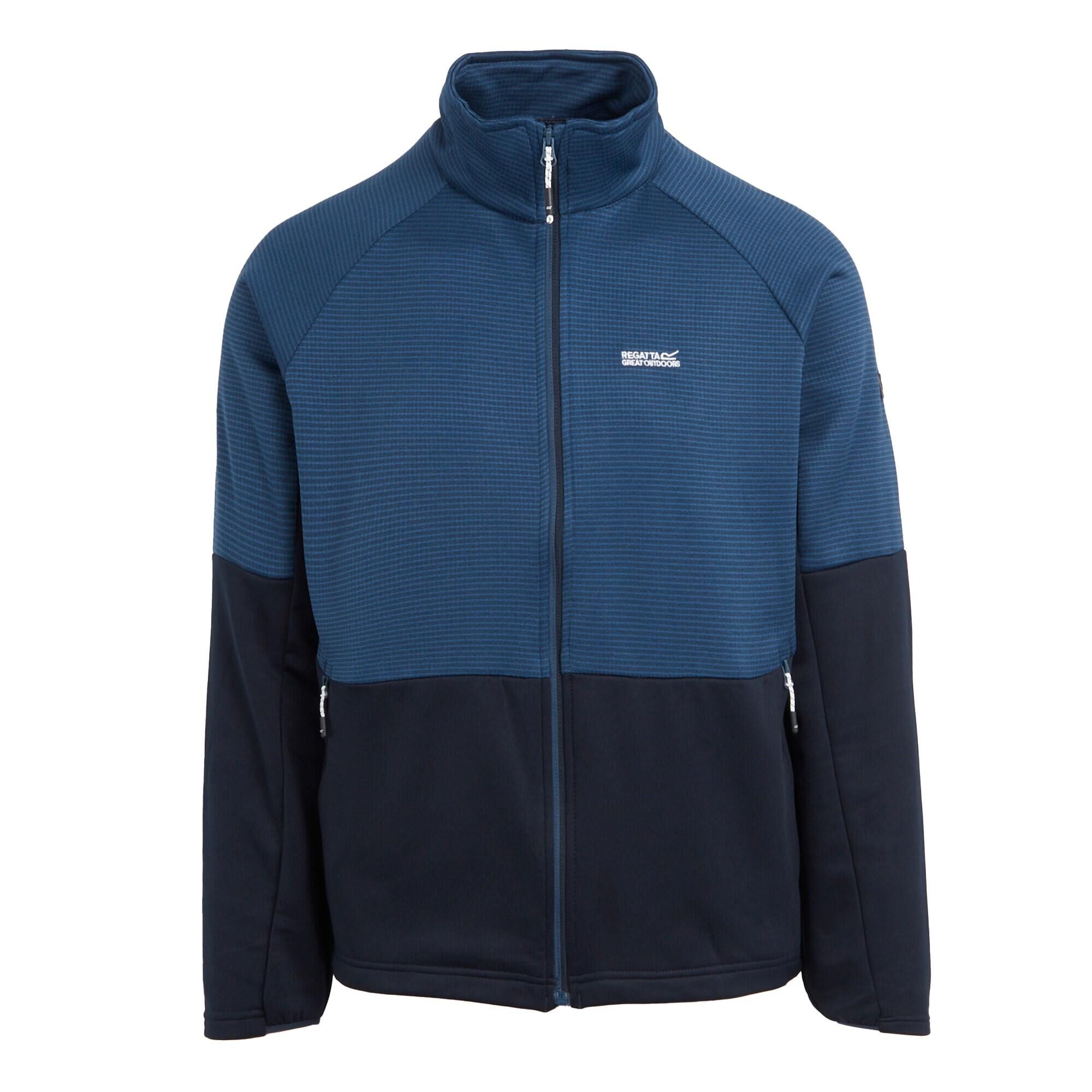 REGATTA Mens Highton IV Full Zip Fleece Jacket (Navy/Admiral Blue)